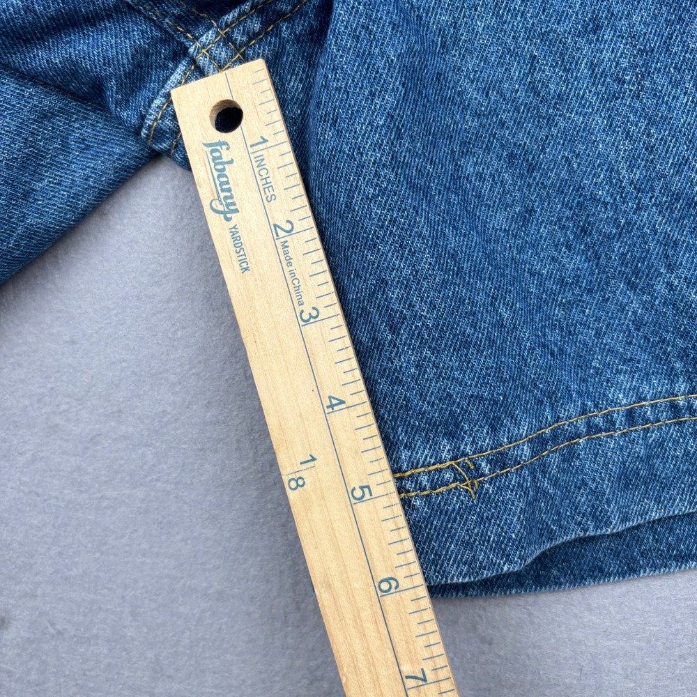 Riders Jorts Denim Shorts Womens 14 High Rise Mom Made in USA Vintage - Picture 9 of 12
